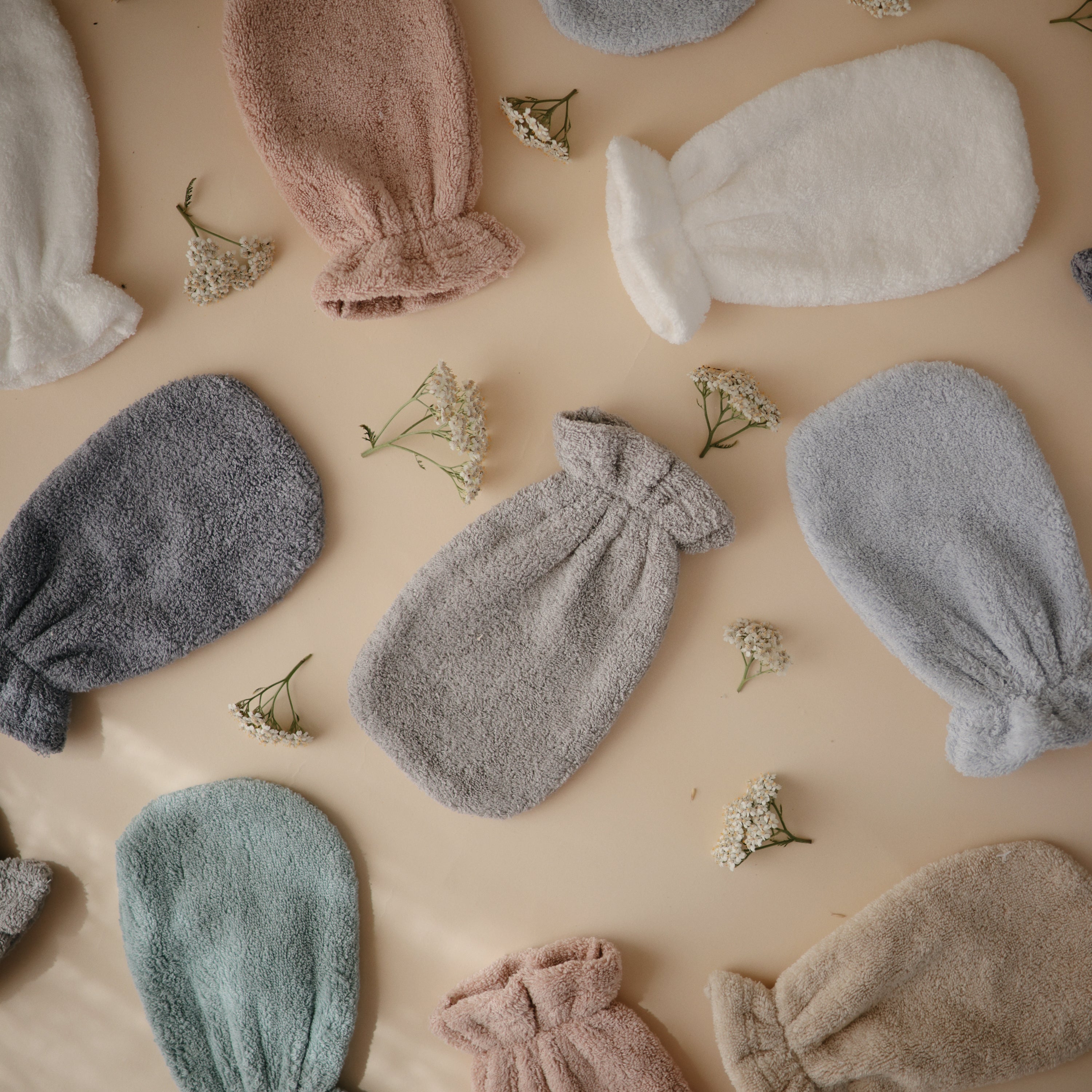 Image of Organic Cotton Bath Mitt 2-Pack